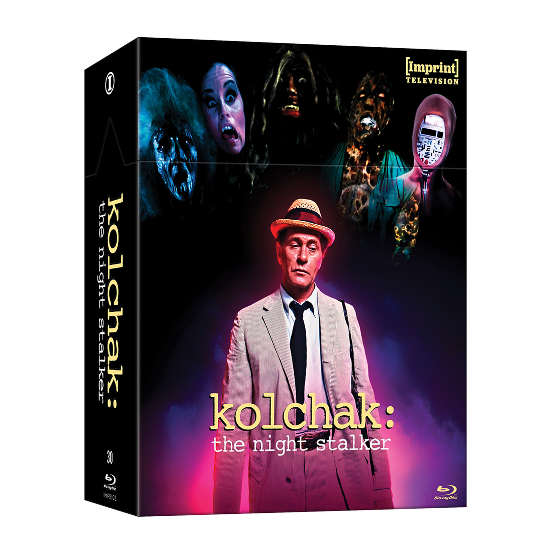 Kolchak: The Night Stalker complete series Blu-ray set with limited edition hardbox, booklet, and restored high-definition episodes