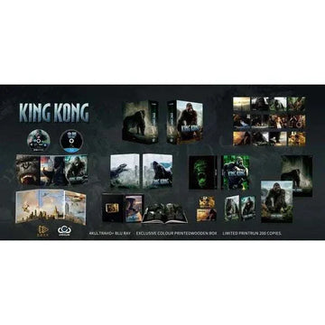King Kong 4K UHD and Blu-ray limited edition set with wooden box and exclusive extras