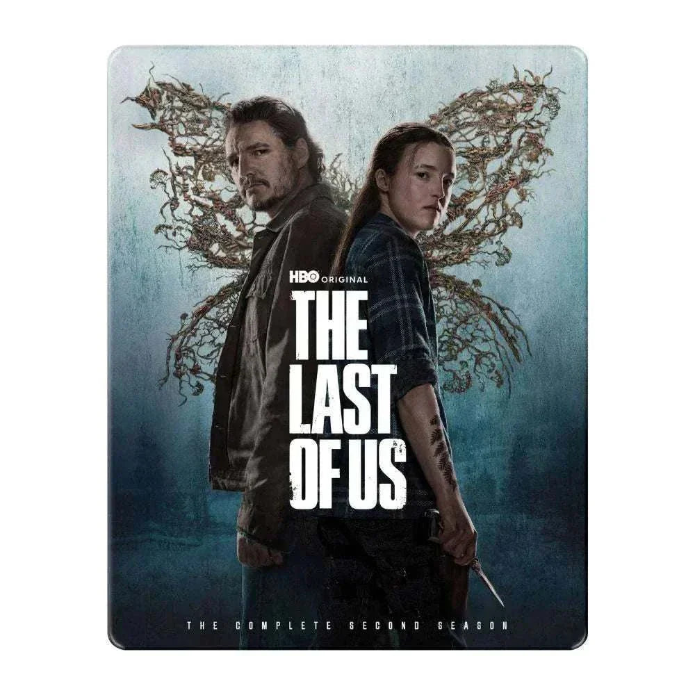 The Last Of Us Season 2 Limited Edition Steelbook 4K Ultra HD Pre-Order Cover featuring main characters.
