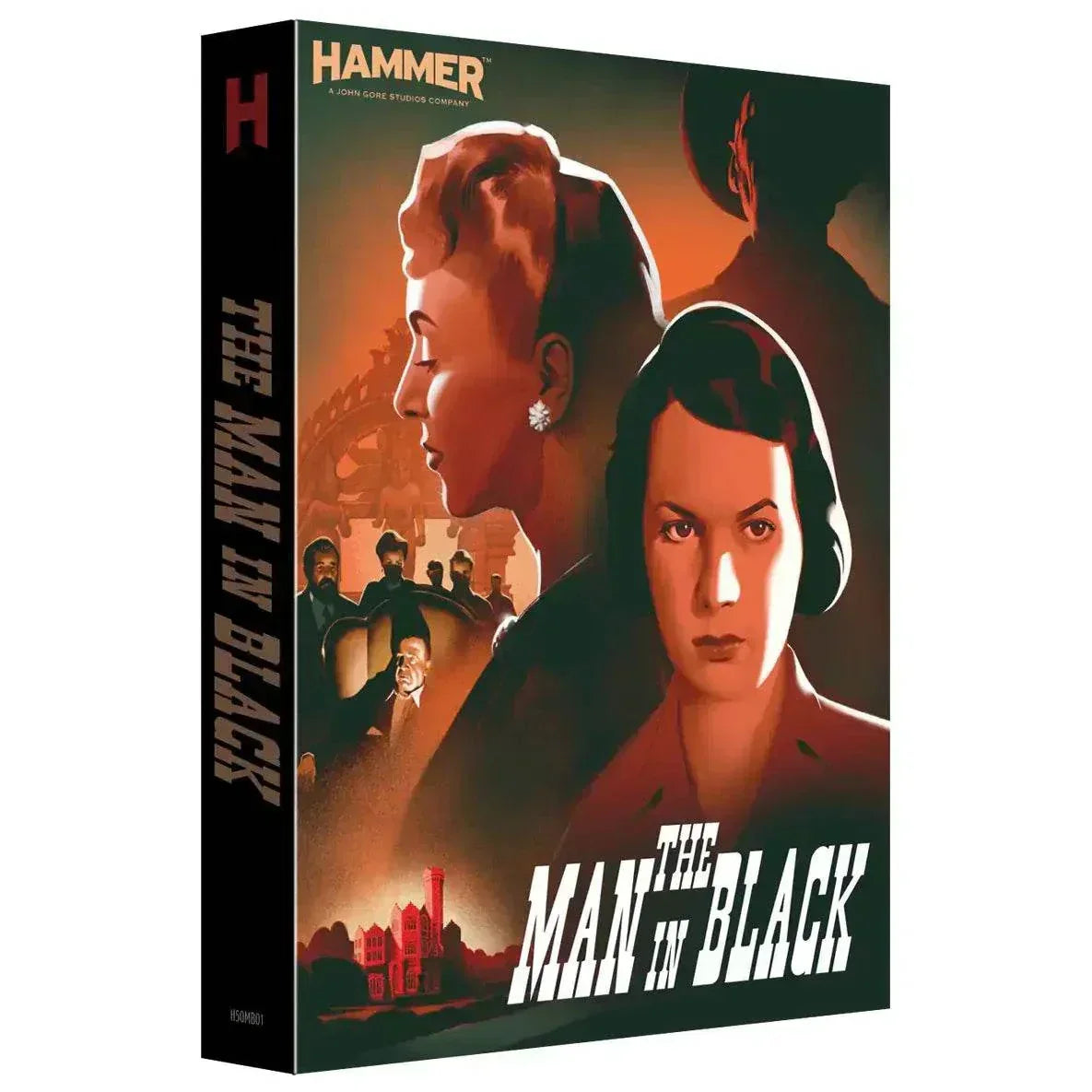 The Man in Black Limited Collectors Edition 4K Ultra HD and Blu-Ray with slipcase and booklet featuring classic Hammer Films artwork