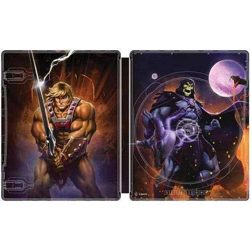 Masters Of The Universe: Revelation/Revolution Blu-Ray Steelbook cover featuring He-Man and Skeletor.