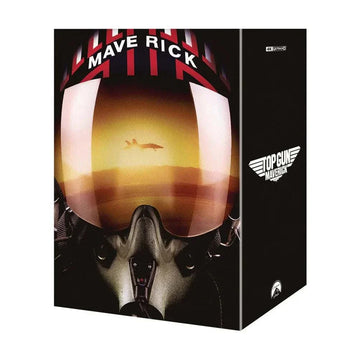 Top Gun: Maverick 4K UHD and Blu-Ray steelbook set with exclusive packaging and bonus features
