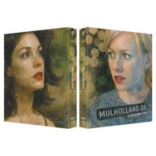 Mulholland Drive Digipack limited edition 4K UHD and Blu-Ray with illustrated slipcase featuring main characters faces