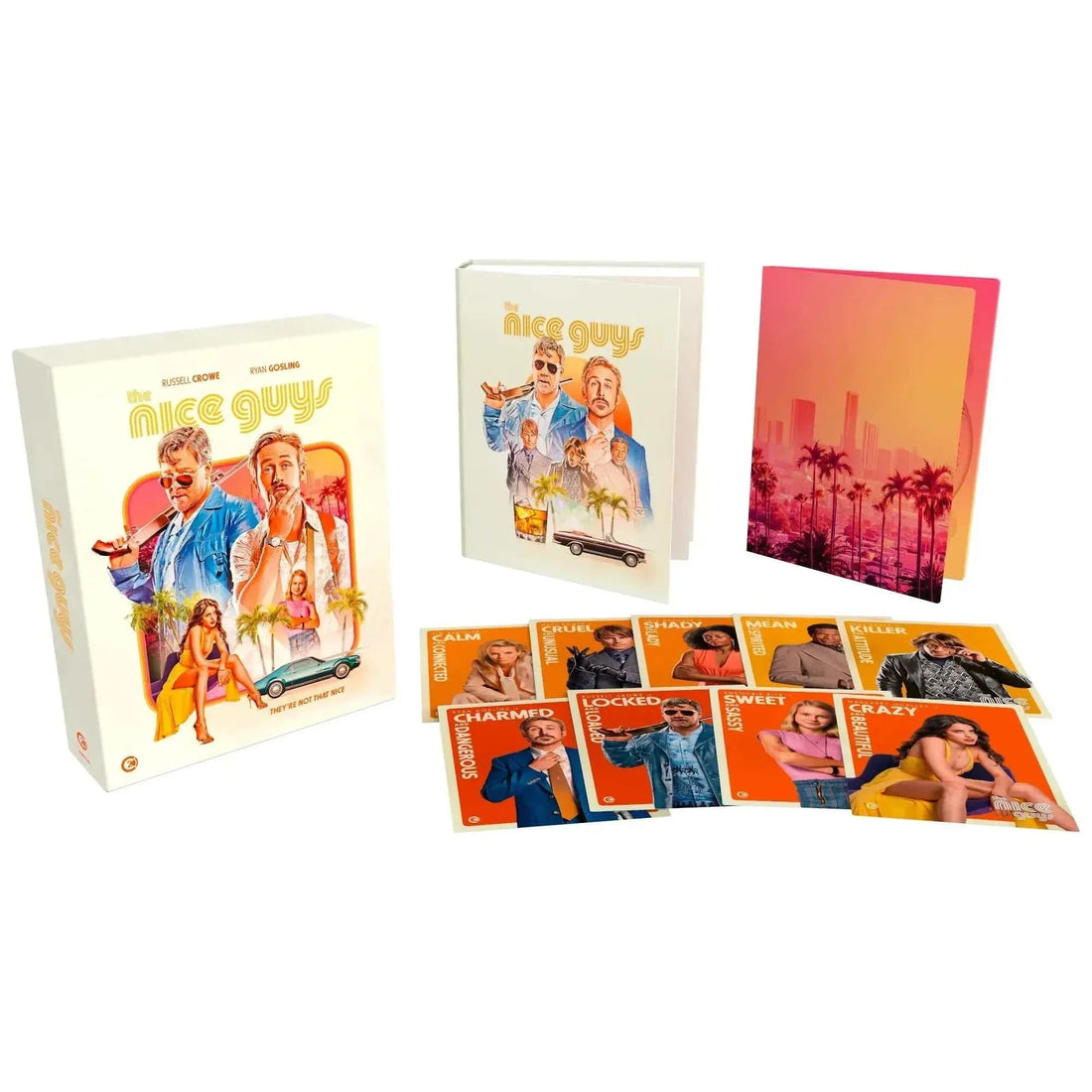 The Nice Guys Limited Edition 4K UHD and Blu-ray with rigid slipcase and extras featuring artwork and bonus content