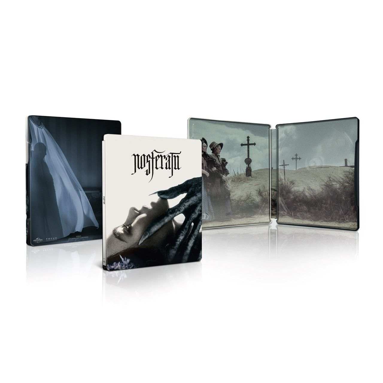 Nosferatu Ultimate Collectors Edition UK steelbook 4K Ultra HD and Blu-Ray with rigid slipcase and exclusive artwork