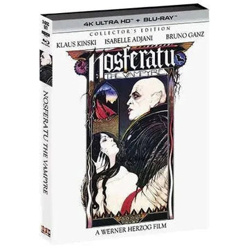 Nosferatu The Vampyre Collector's Edition 4K UHD and Blu-Ray with slipcover featuring vampire artwork and film details