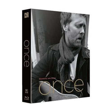 Once Limited Edition Steelbook Blu-Ray and CD Full Slip-A featuring black and white cover image of a man playing guitar.