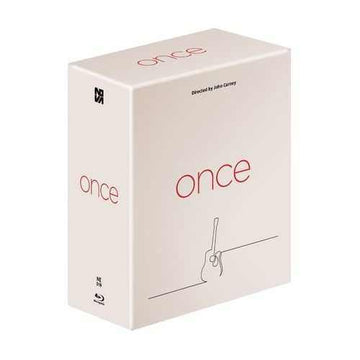 Once Limited Edition Steelbook Blu-Ray and CD box set featuring the musical film "Once" with exclusive extras and protective packaging