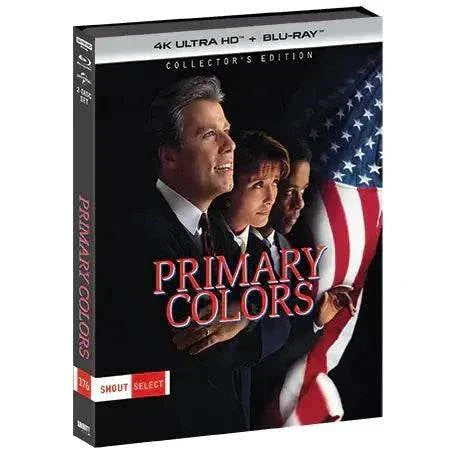 Primary Colors Collector's Edition 4K UHD Blu-Ray with Limited Edition Slipcover.