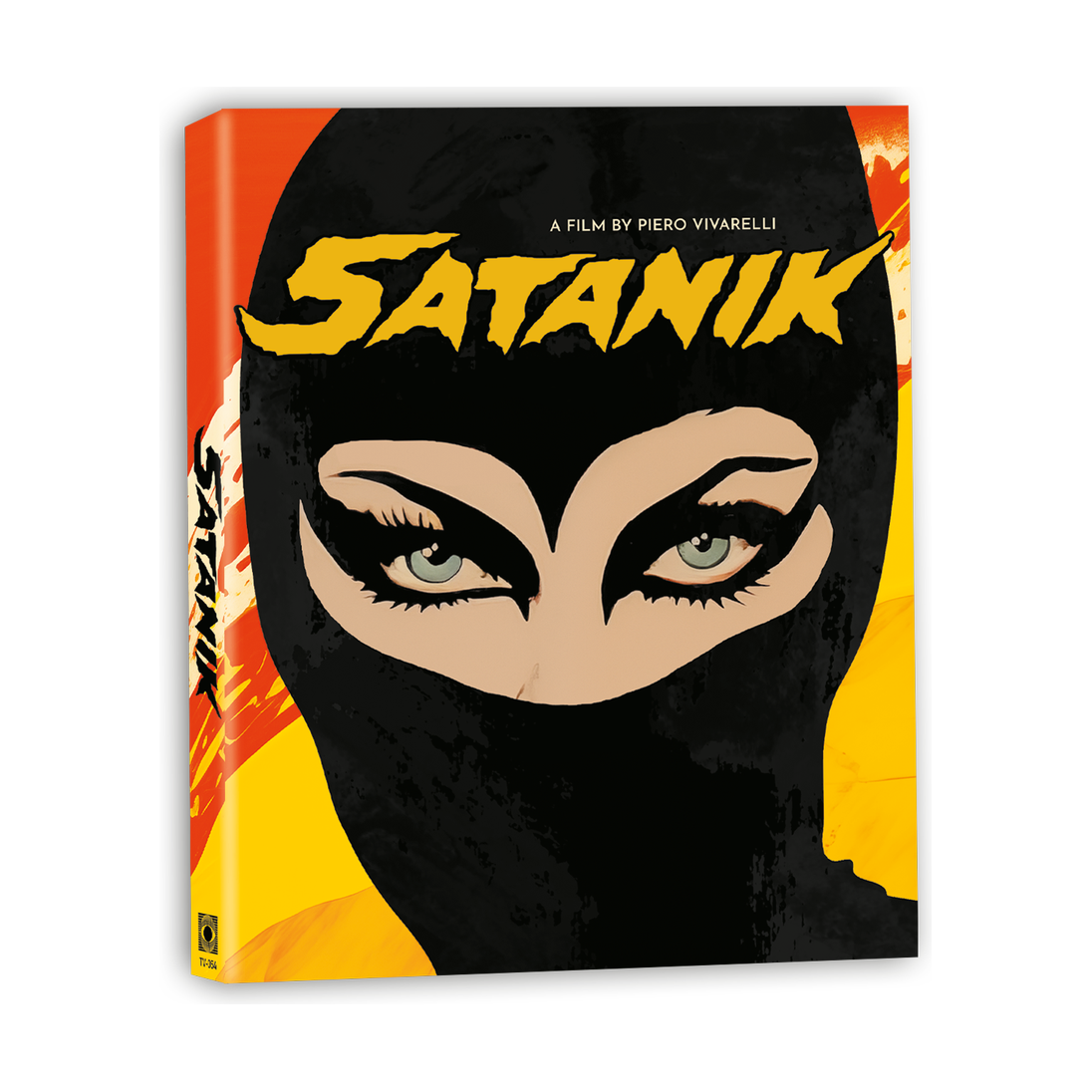 Satanik (1968) Blu-Ray with slipcover featuring striking cover art.
