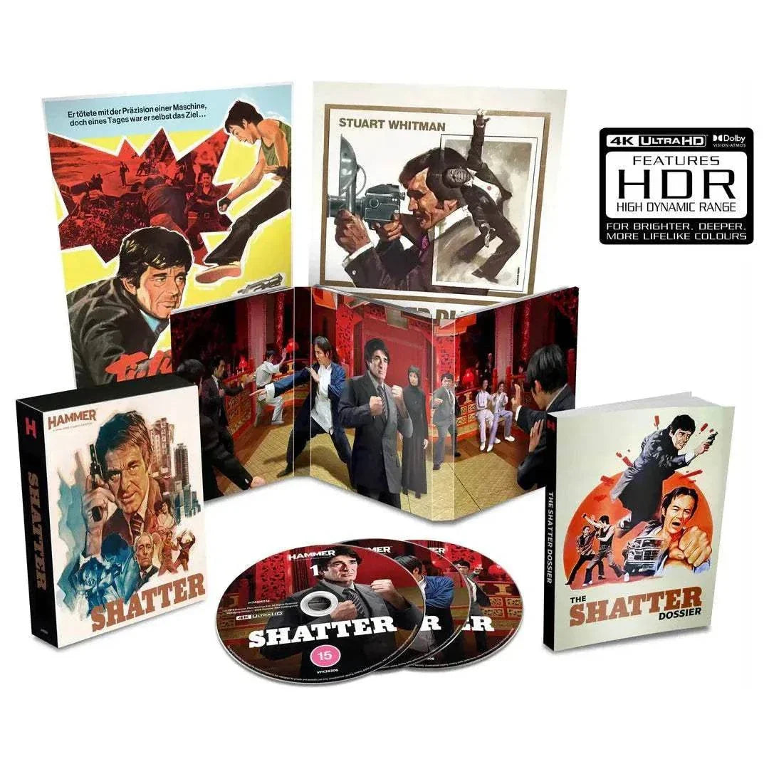 Shatter Limited Collectors Edition 4K Ultra HD + Blu-Ray with Rigid Slipcase, Hammer Films.