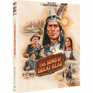 The Sons Of Great Bear limited edition Blu-ray with slipcover featuring Native American and western artwork from the Masters of Cinema series