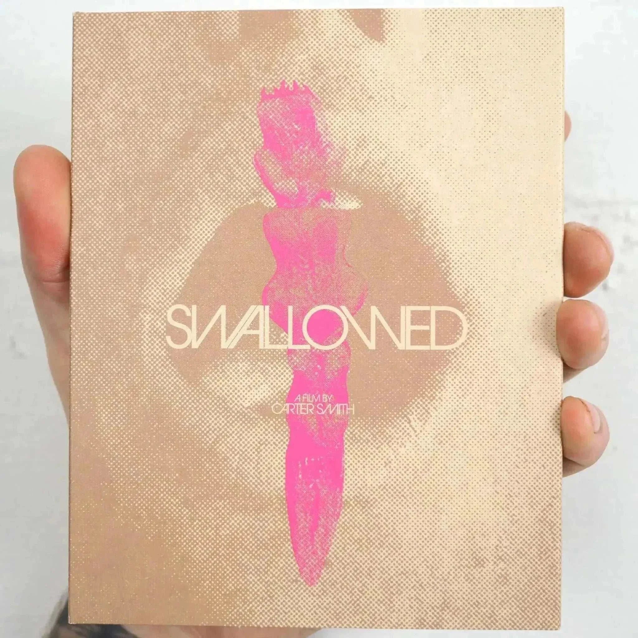 Yellow Veil Pictures Swallowed Blu-Ray with slipcover held in hand