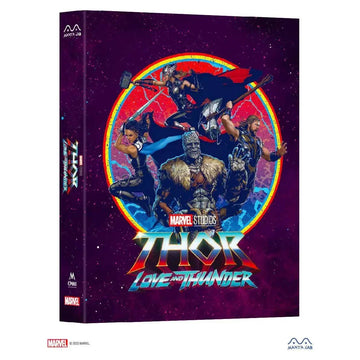 Thor: Love and Thunder discless collectible steelbook with numbered lenticular full slip and embossed glossy finish