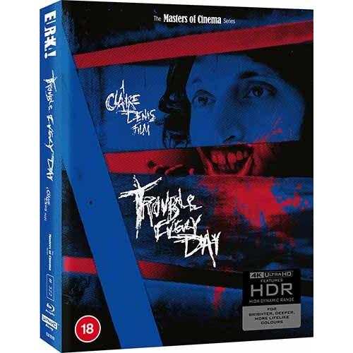 Trouble Every Day limited edition 4K Ultra HD and Blu-ray set with restored film and collector's book in hardbound slipcase