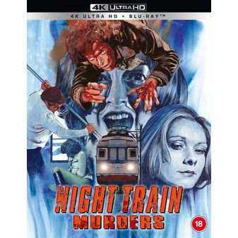 Limited Deluxe Collectors Edition Night Train Murders 4K Ultra HD Blu-Ray with Rigid Slipcase and Extras.