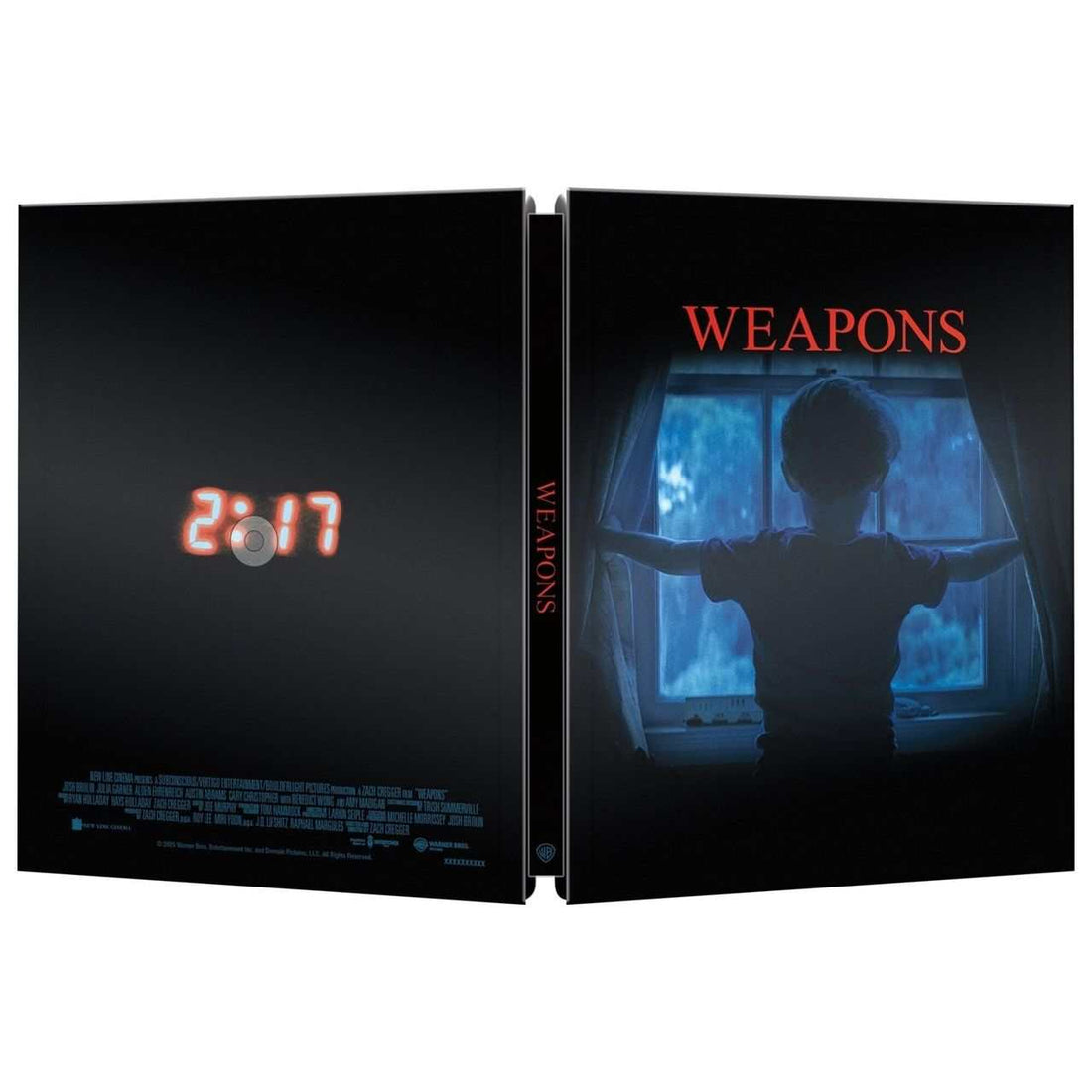 Weapons Movie Limited Edition 4K Steelbook cover art