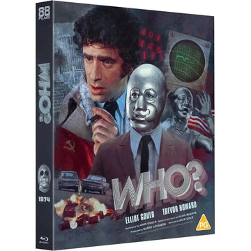 PRE-ORDER: Who? Blu-Ray with slipcover featuring Elliott Gould sci-fi film, Region B, 88 Films release