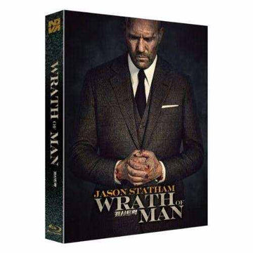 Wrath of Man Blu-Ray Limited Edition Full Slip with Post Cards featuring stoic character cover.